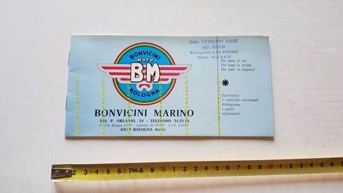 B.M. catalogo produzione ciclomotori 50 anni 70 depliant originale brochure