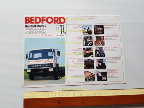 Bedford autocarri modelli TL 1981 depliant francese originale
