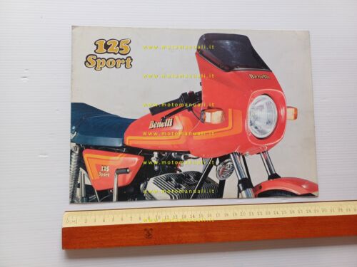 Benelli 125 2C Sport 1980 depliant brochure moto originale italiano