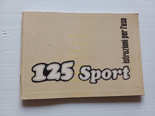 Benelli 125 2C Sport 1980 manuale uso manutenzione libretto istruzioni …