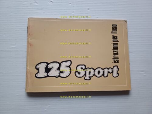 Benelli 125 2C Sport 1980 manuale uso manutenzione libretto Italiano …