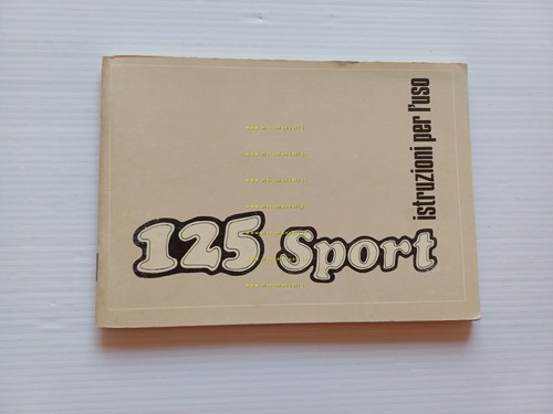 Benelli 125 2C Sport 1981 manuale uso manutenzione libretto Italiano …