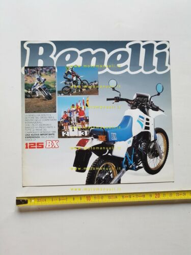 Benelli 125 BX 1986-87 depliant moto originale italiano