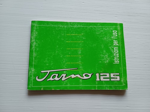 Benelli 125 Jarno 1988 manuale uso manutenzione libretto istruzioni originale