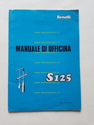 Benelli 125 S Scooter 1982 manuale officina originale genuine workshop …