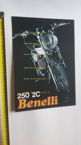 Benelli 250 2C 1a serie depliant moto originale brochure italiano