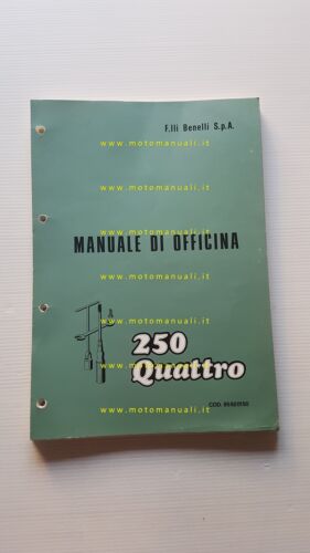 Benelli 250 Quattro 1978 Manuale Officina italiano originale