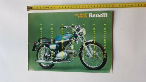 Benelli 250 Sport Special 1974 depliant brochure moto originale italiano