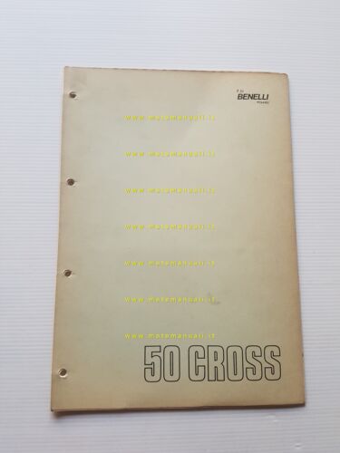 Benelli 50 Cross 1974 catalogo ricambi originale spare parts list