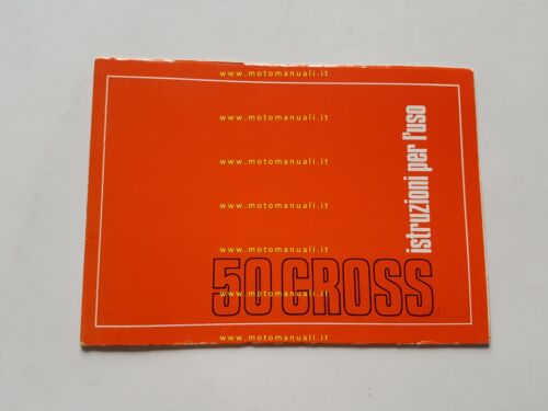 Benelli 50 Cross 1975 manuale uso manutenzione libretto originale