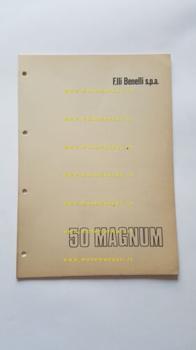 BENELLI 50 Magnum 1975 catalogo ricambi originale
