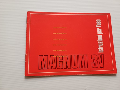 Benelli 50 Magnum 3V 1976 manuale uso manutenzione libretto originale