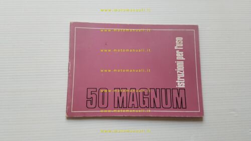 Benelli 50 Magnum 5V 1975 manuale uso manutenzione libretto originale …