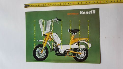 Benelli 50 Motorella 1974 depliant brochure ciclomotore originale italiano