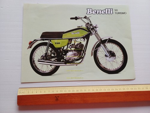 Benelli 50 Turismo 1976 depliant italiano originale