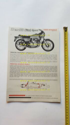 Benelli 504 SPORT 1981 depliant brochure moto originale italiano