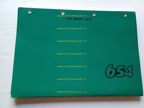 Benelli 654 1980 catalogo ricambi originale