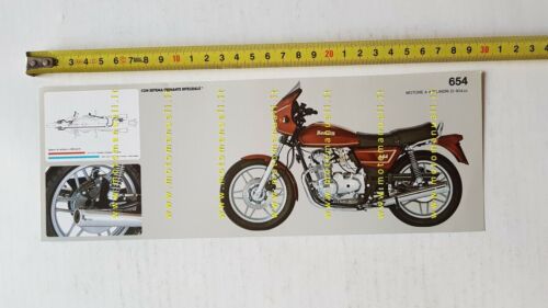 Benelli 654 4C 1980 depliant brochure moto originale italiano