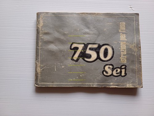 Benelli 750 Sei 1974 manuale uso manutenzione libretto istruzioni originale
