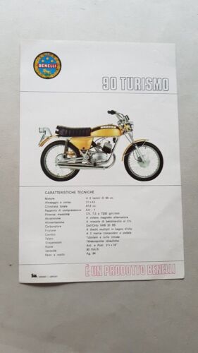 Benelli 90 Turismo 1971 depliant moto ORIGINALE motorcycle brochure