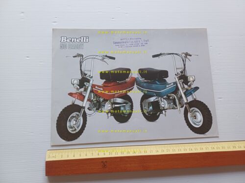 Benelli Caddy 50 1975 depliant ITALIANO originale