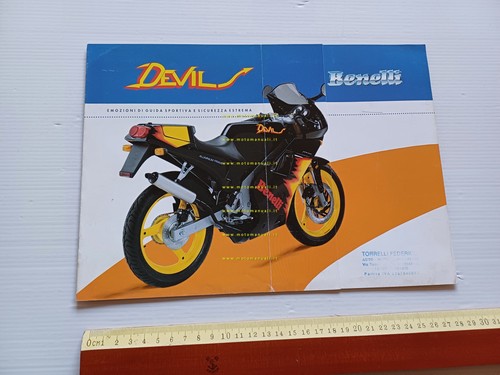 Benelli Devil 50 depliant italiano originale