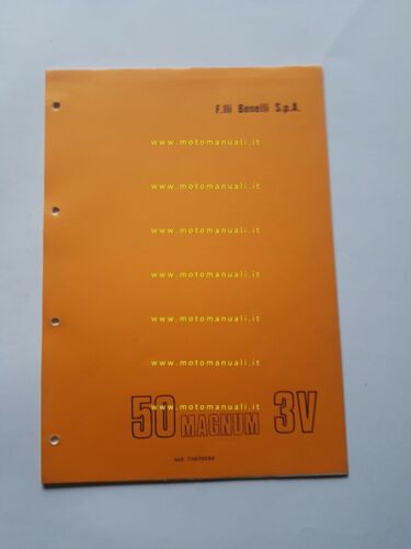 Benelli Magnum 50 3V 1976 catalogo ricambi originale spare parts …