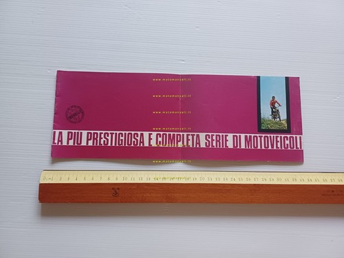 Benelli produzione modelli moto ciclomotori 1970 depliant italiano originale