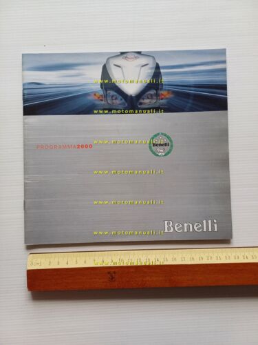 Benelli produzione scooter modelli 2000 depliant italiano originale