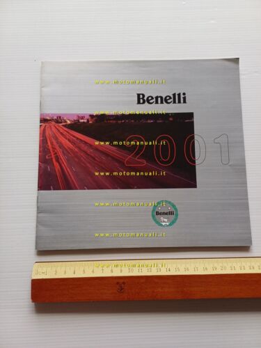 Benelli produzione scooter modelli 2001 depliant testo tedesco originale