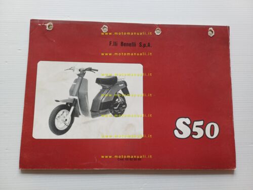 Benelli S 50 Scooter 1981 catalogo ricambi originale spare parts …