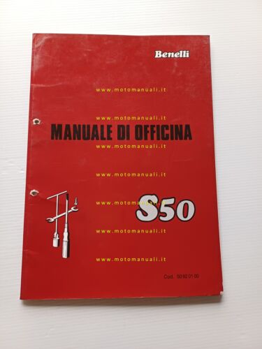 Benelli S 50 Scooter 1981 manuale officina originale genuine workshop …