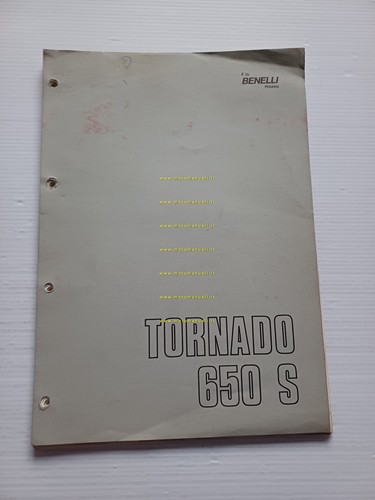 Benelli Tornado 650 S 1972 catalogo ricambi originale spare parts …