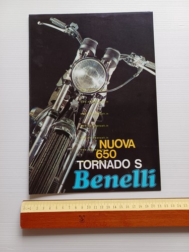 Benelli Tornado 650 S 1972 depliant originale italiano