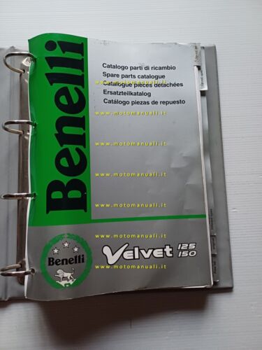 Benelli Velvet 125 -150 scooter 1999 catalogo ricambi originale parts …