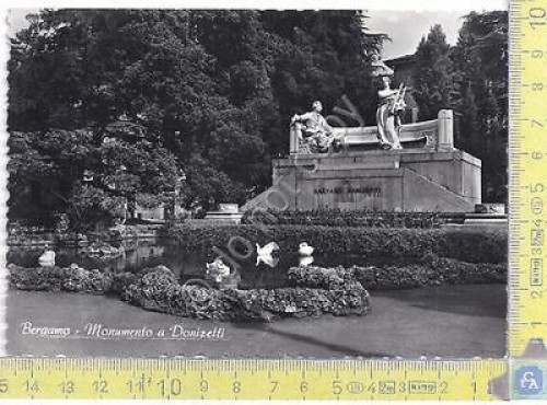 Bergamo - Monumento a Donizetti - 1955