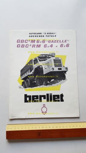 Berliet autocarri GBC M Gazelle 6x6 -GBC RM 6x4 1959 …