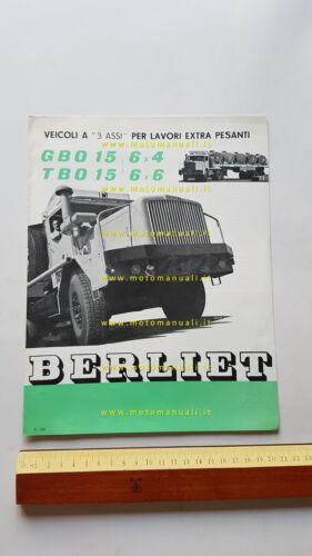 Berliet autocarri GBO 15 6x4 - TBO 15 6x6 1959 …