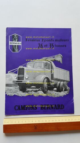 Bernard Camions autocarro Porteur P 2 P 150 depliant originale …