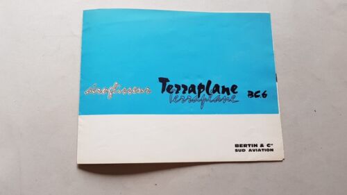 Bertin Terraplane AC6 Veicolo Speciale depliant francese originale brochure