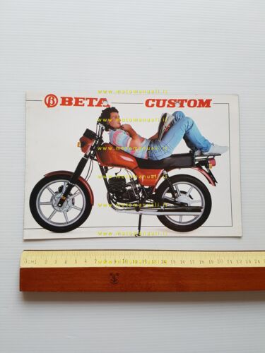 Beta 125-240 Custom - 125 Scrambler depliant originale ITALIANO