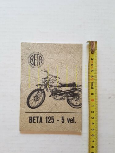 Beta 125 Regolarit Enduro 5V 1973 manuale uso originale genuine …