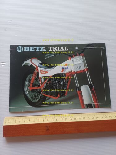 Beta 125 TR - 50 TR trial 1979 depliant italiano …