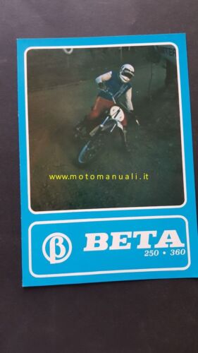 Beta 250-350 GS enduro 250-360 CR cross 1976-77 depliant originale …