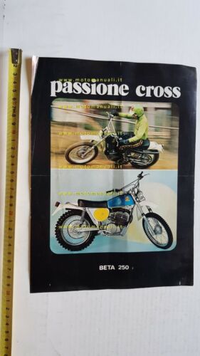 Beta 250 Enduro 1974 depliant moto italiano originale brochure