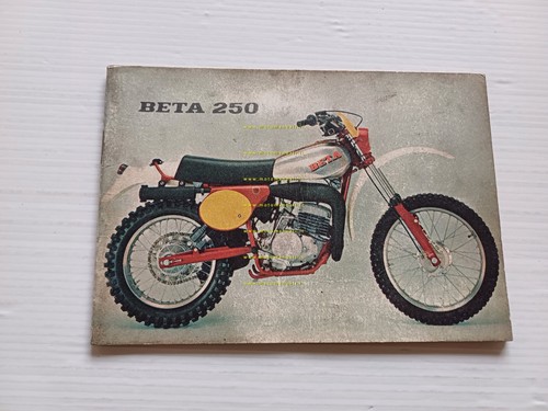 Beta 250 Enduro 1977 manuale uso manutenzione libretto originale