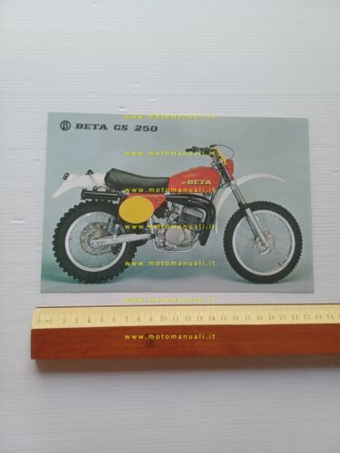 Beta 250 GS 1978 depliant italiano originale