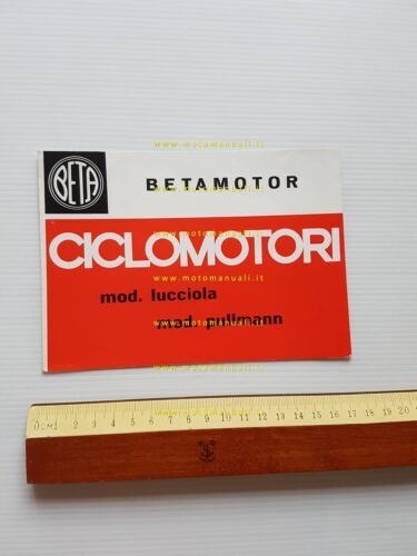Beta 50 Lucciola - Pullmann depliant originale ITALIANO