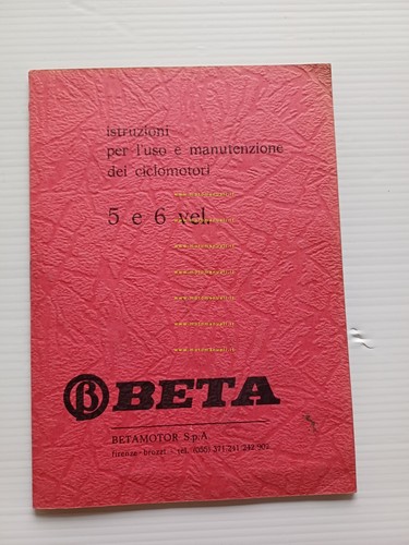 Beta 50 modelli 5V - 6V Elettronico manuale uso manutenzione …