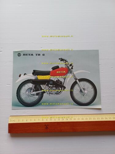 Beta 50 TR 6 anni 70 depliant ITALIANO originale